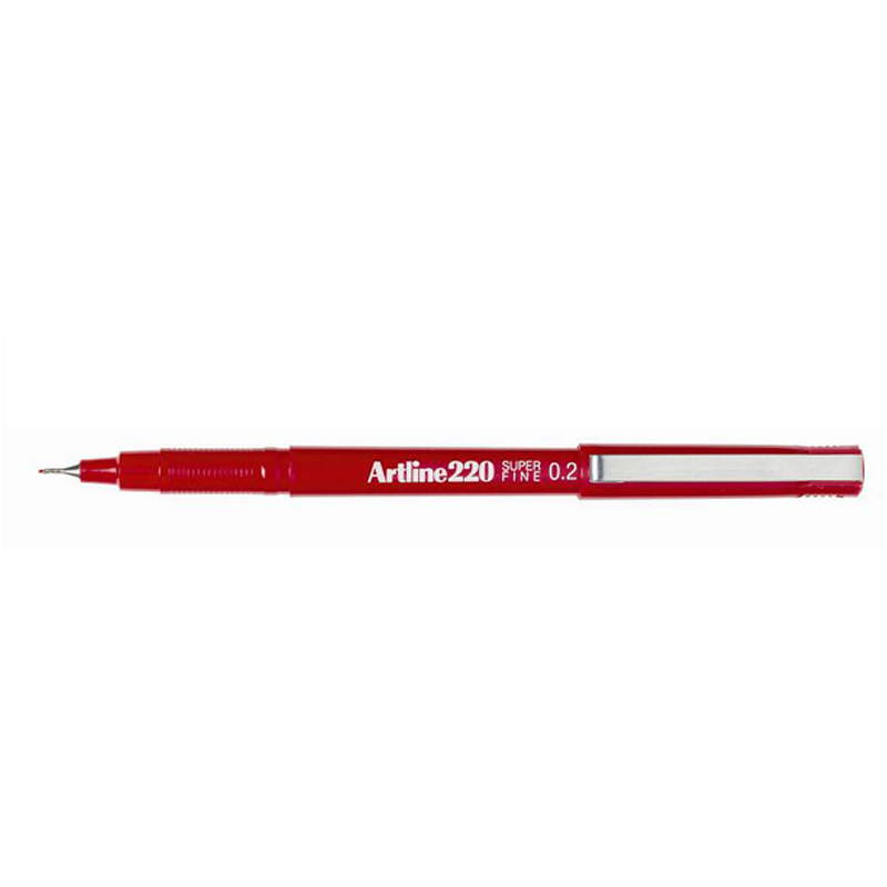 Artline 220 0.2mm Sign Pen- Red