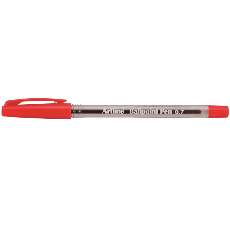 Artline 8270 0.7 Ball Pen - Red