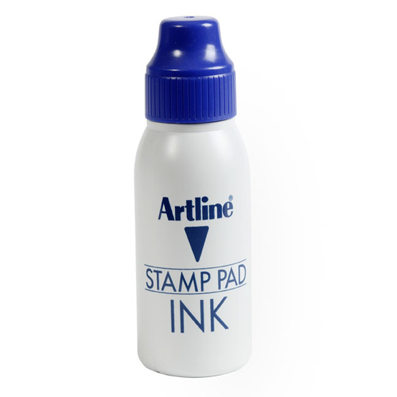 Artline Stamp Pad Refill Ink Blue 50cc